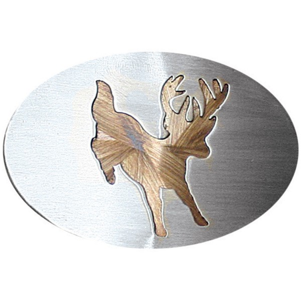White Tail Deer Laser Cutout Belt Buckle|250-LO|251-MOA