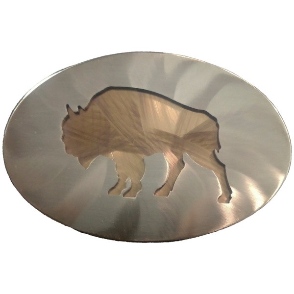 Bison Laser Cutout Belt Buckle|270-LO|271-MOA