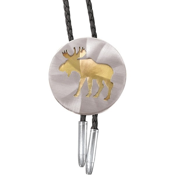 Moose Cutout Bolo Tie/BT-200