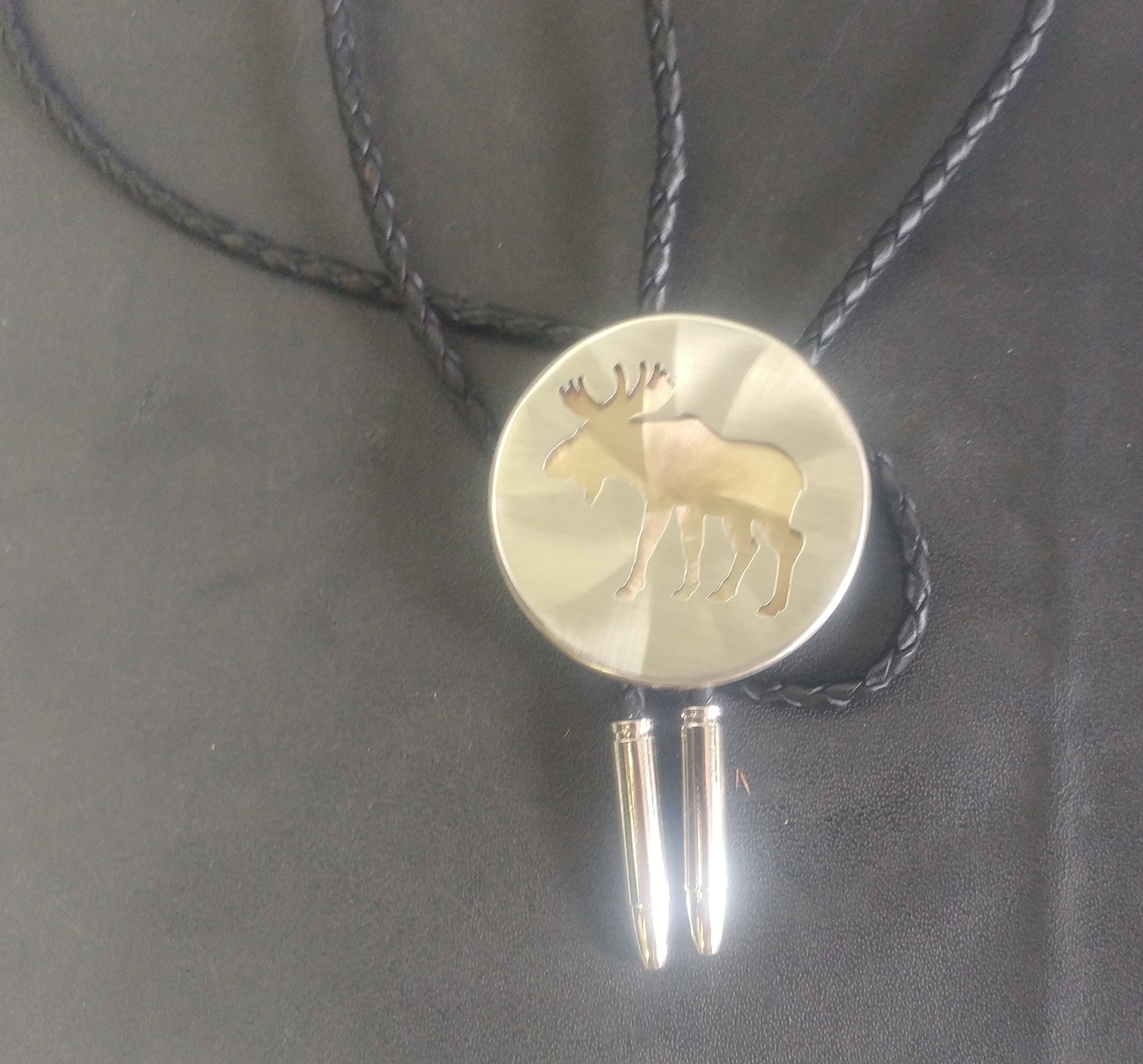 Moose Cutout Bolo Tie/BT-200